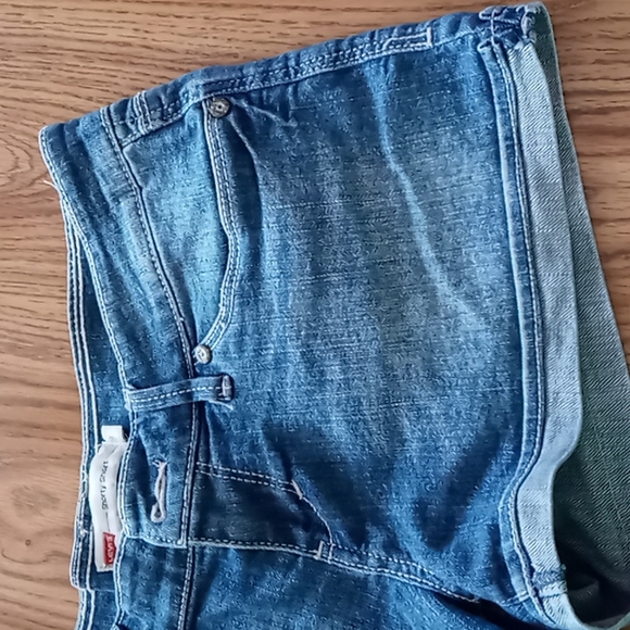Levi's Strauss Juniors Blue Jeans Shorts SZ 9 - Picture 3 of 11